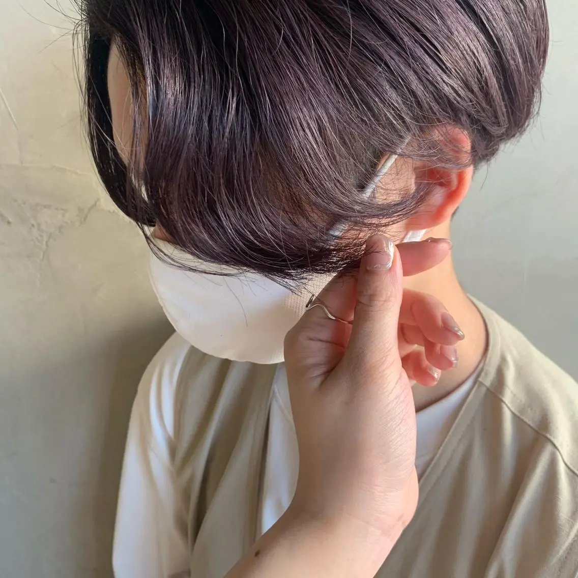 ショート カラー ハイトーンカラー ウスイ ハルカのヘアスタイル