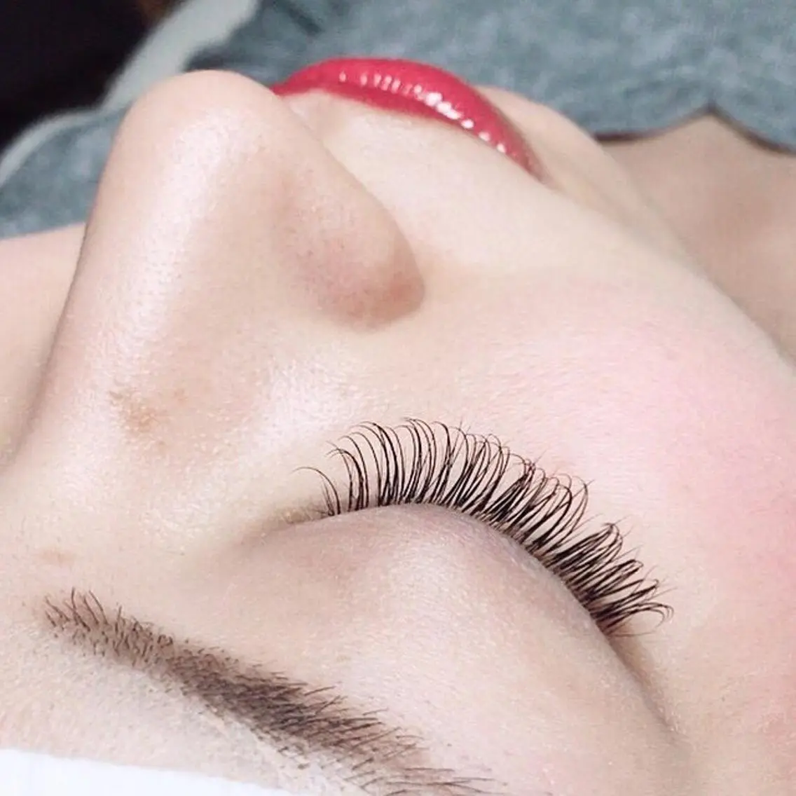 ロング カラー パーマ ヘアアレンジ キッズ ネイル マツエク・マツパ brille ~eyelash~のヘアスタイル