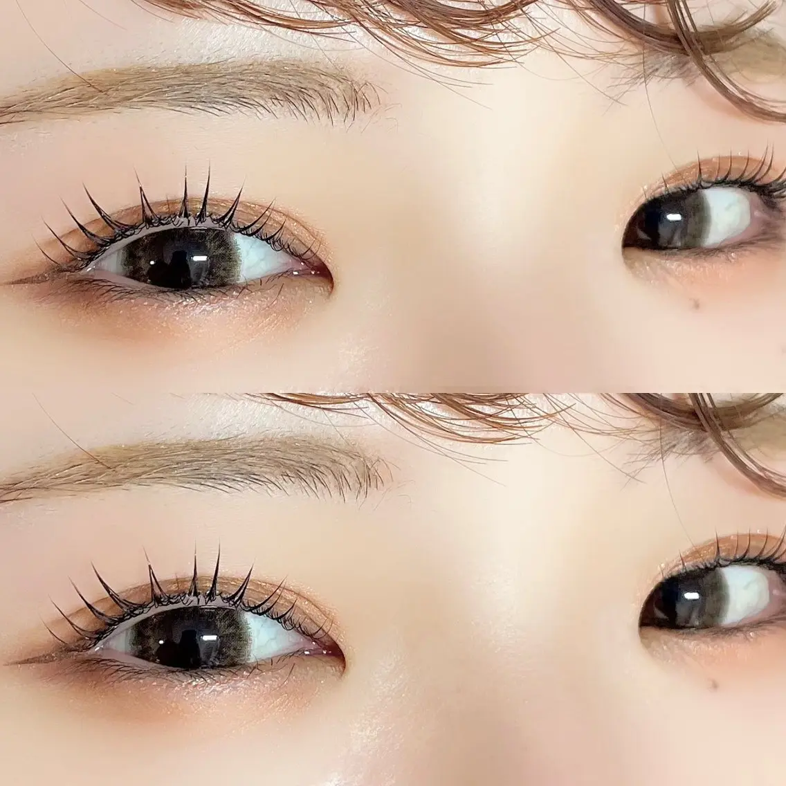 マツエク・マツパ パリジェンヌラッシュリフト Crescent Eye Moeのマツエク・マツパデザイン