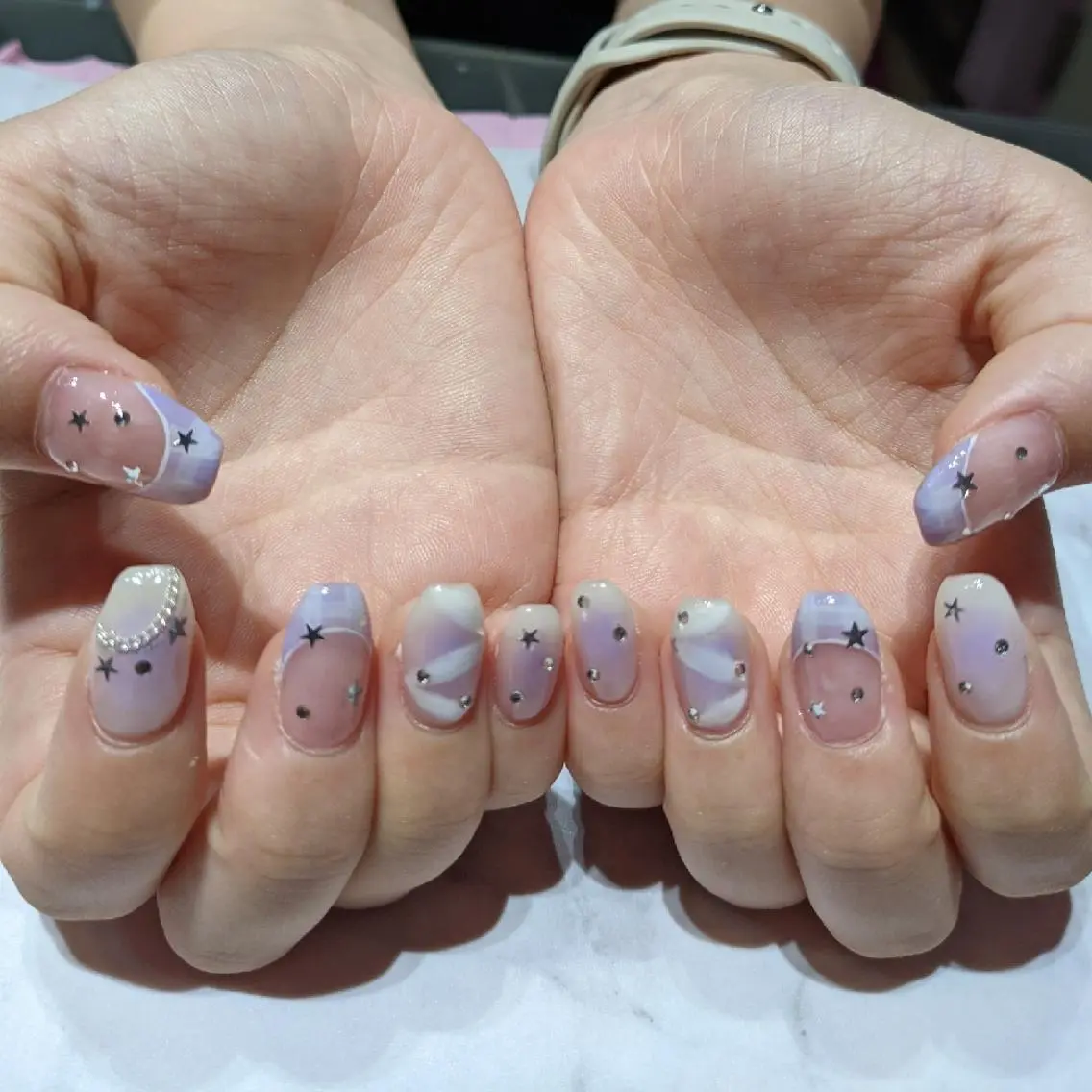 ネイル ハンドネイル あ きのネイルデザイン