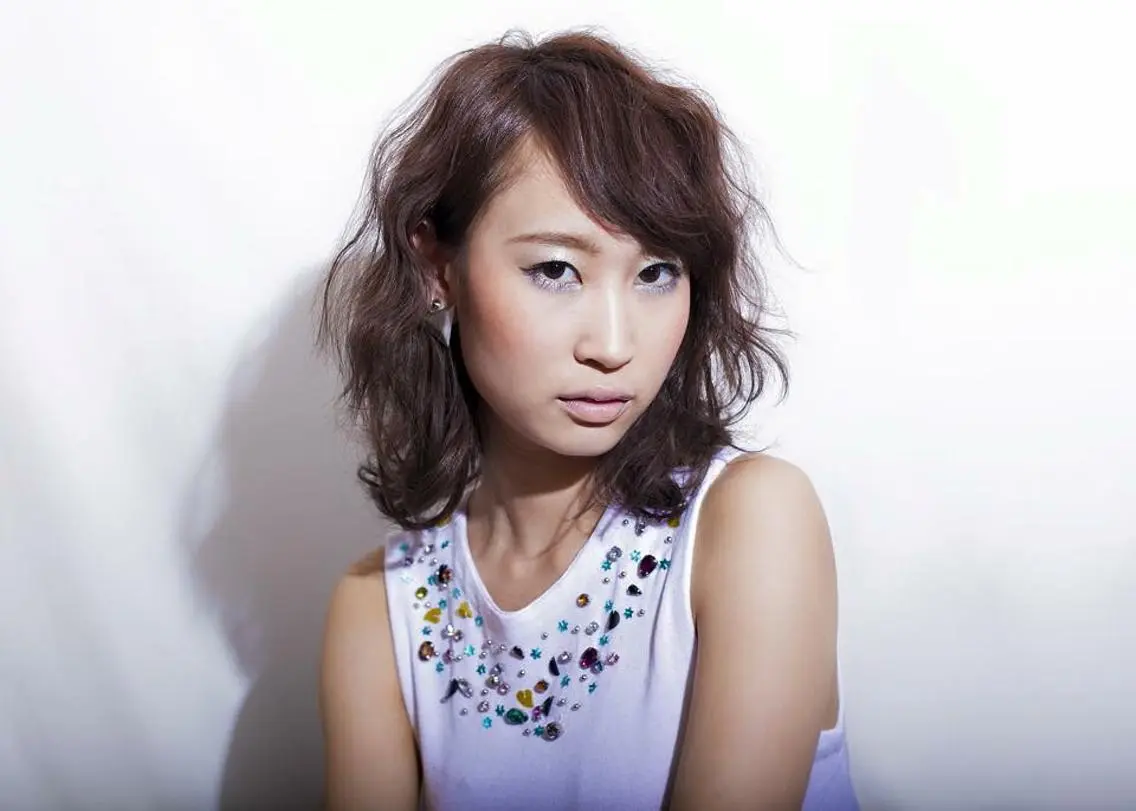 ミディアム 池田 寿子のヘアスタイル
