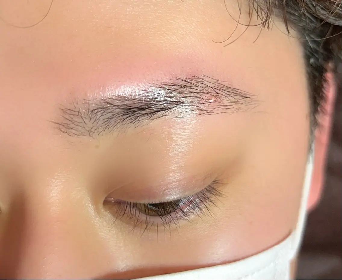 メンズ アイブロウ メンズアイブロウ ワックス脱毛 眉カット その他(アイブロウ) 玉置七海✨ ／透明感／髪質改善のヘアスタイル