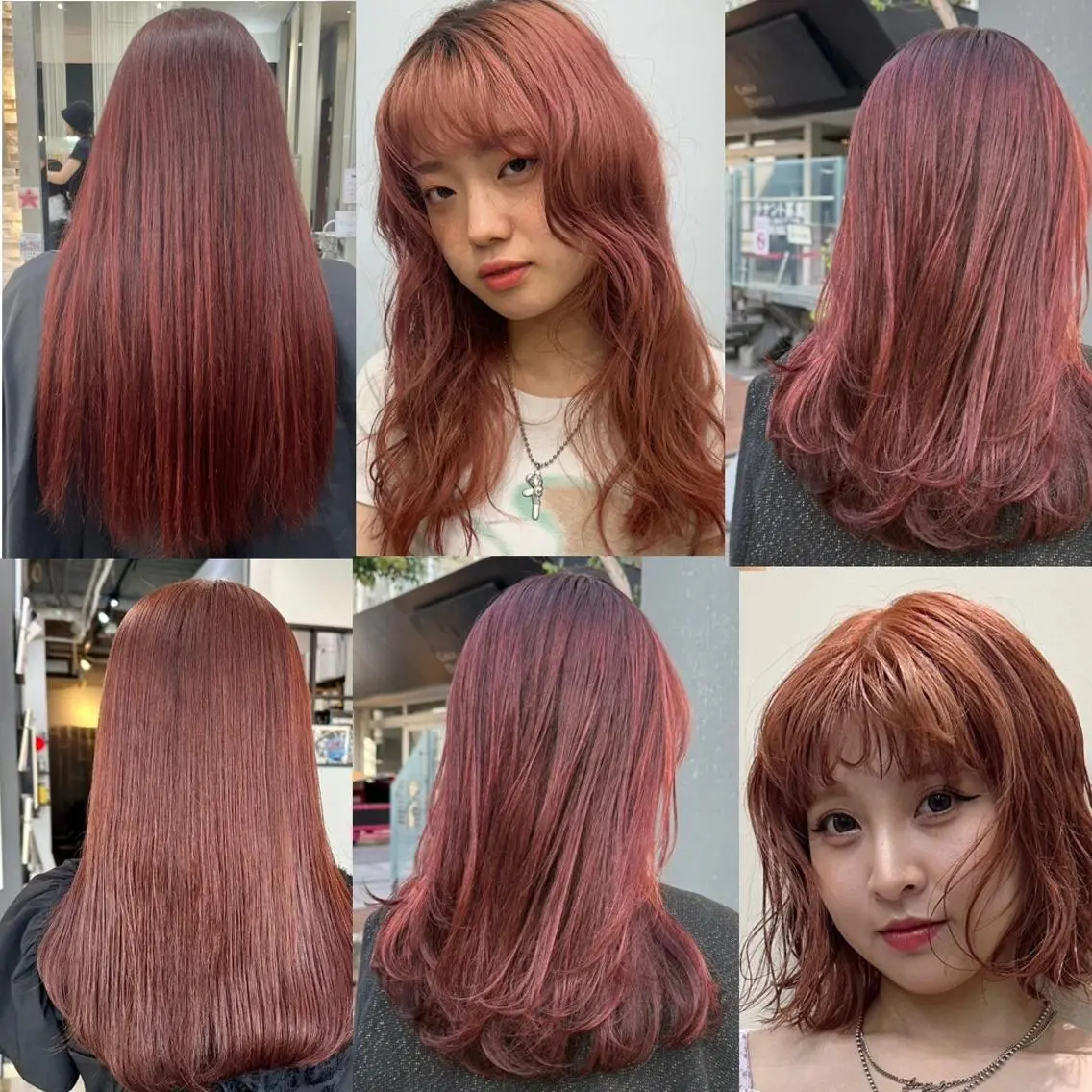 セミロング カラー ピンクカラー レッドカラー 福岡ヘアセット/ 髪質改善/ayaneのヘアスタイル