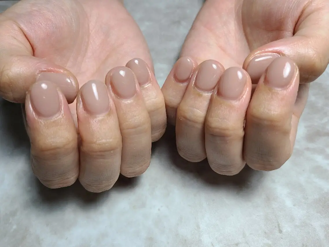 ネイル ワンカラーネイル ショートネイル ハンドネイル Enrichnail エンリッチネイルのネイルデザイン