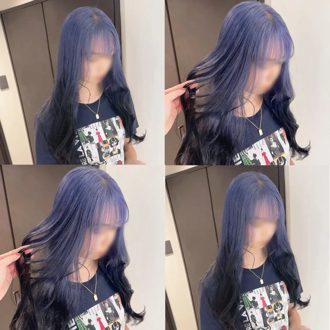 カラー ダブルカラー ヘアカラー トリートメント 渋谷:インナーカラー ／🍒エリカ🍒のヘアスタイル