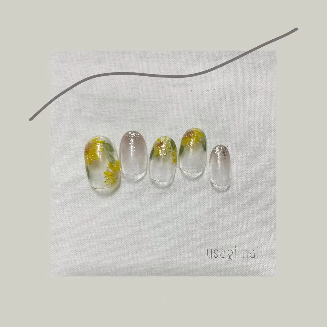 ネイル 夏ネイル usagi nailのネイルデザイン