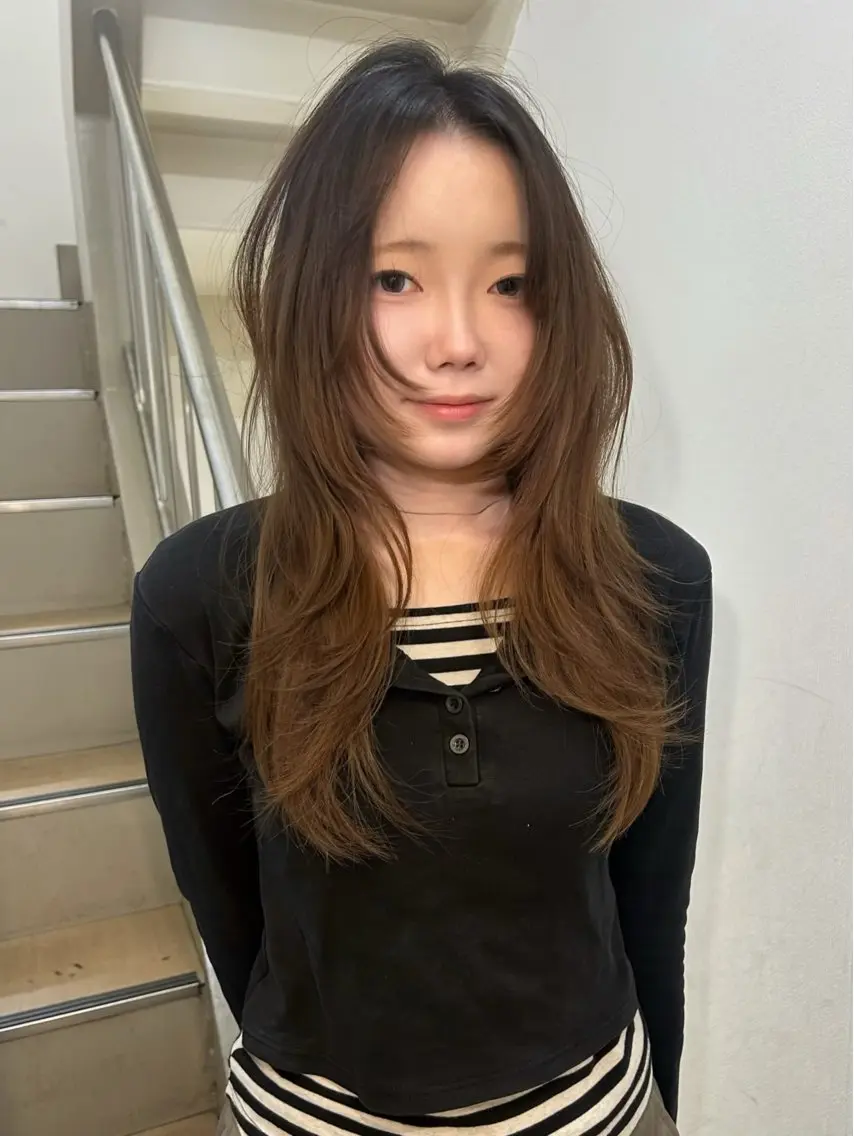 ロング カット hair&eye🎀 /momoKaのヘアスタイル