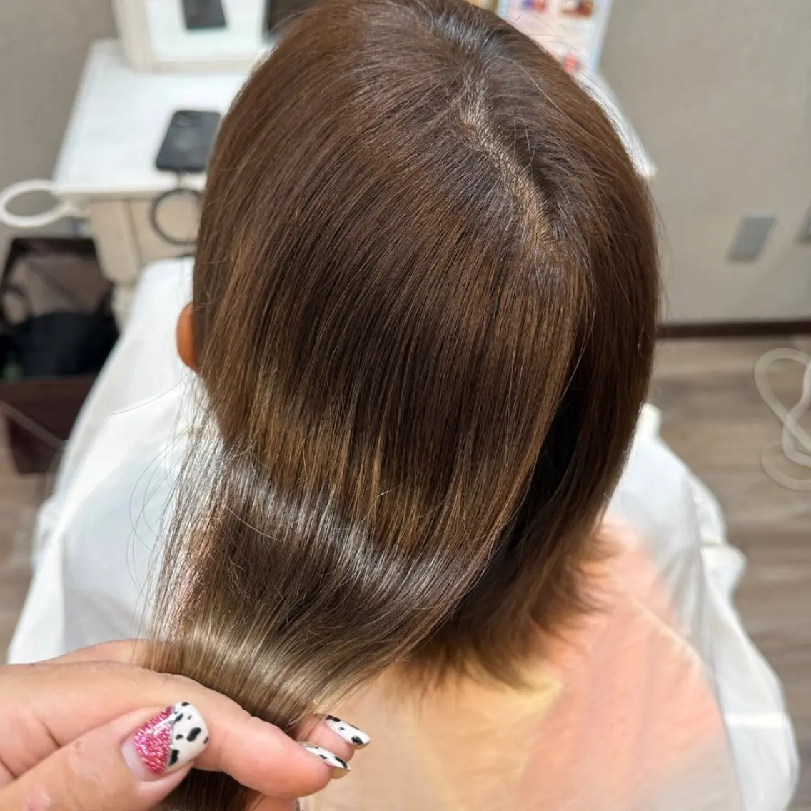 縮毛矯正 BLOOM柏 ISHIGUROのヘアスタイル