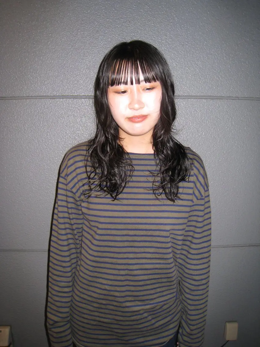 ロング パーマ カット yuka 🪶のヘアスタイル