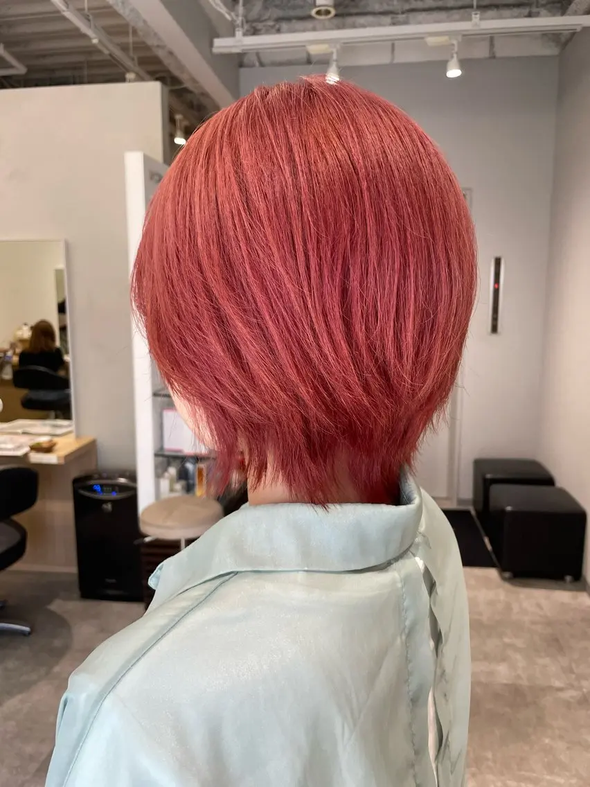 ショート カラー ヘアカラー トリートメント Zina【梅田】 /田中 沙弥のヘアスタイル