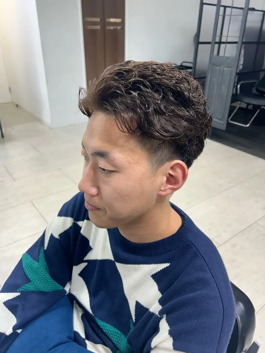ショート パーマ メンズ メンズパーマ ショートヘア メンズパーマの達人 / タカシマダイスケのヘアスタイル