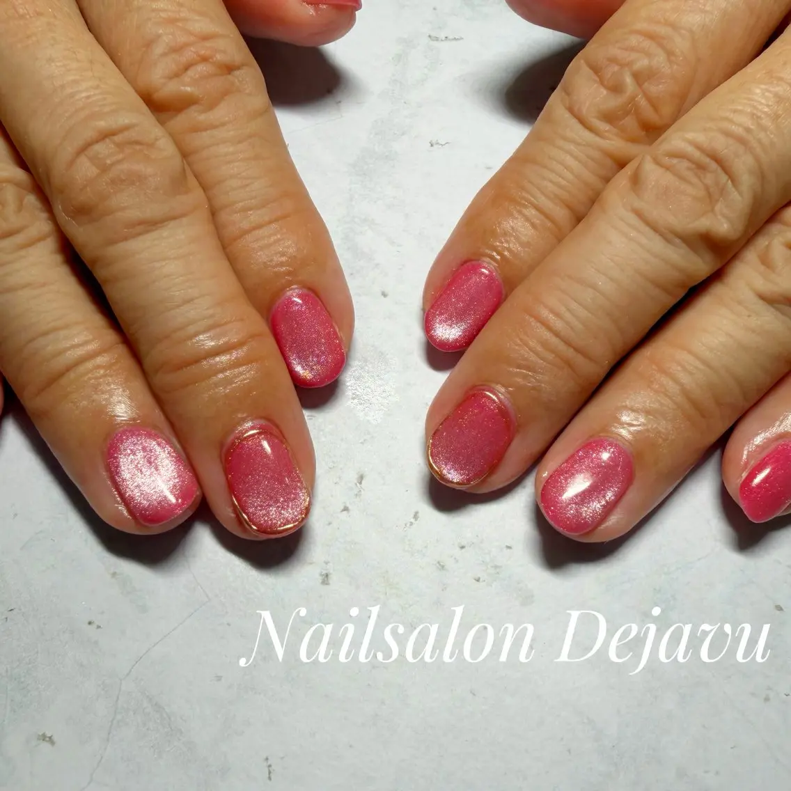 ネイル アートネイル ラメ(グリッター) マグネットネイル ミラーネイル ハンドネイル Nailsalon Dejavuのネイルデザイン