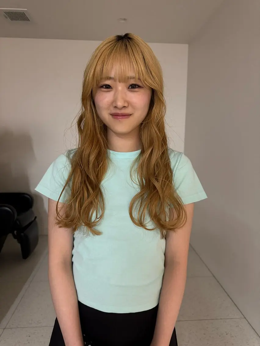 ロング 京都河原町  前田 希歩のヘアスタイル
