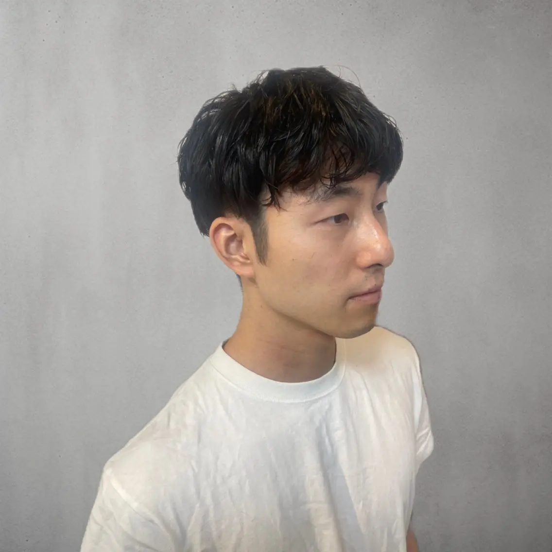 ショート パーマ メンズ メンズパーマ 金田 晏栞のヘアスタイル