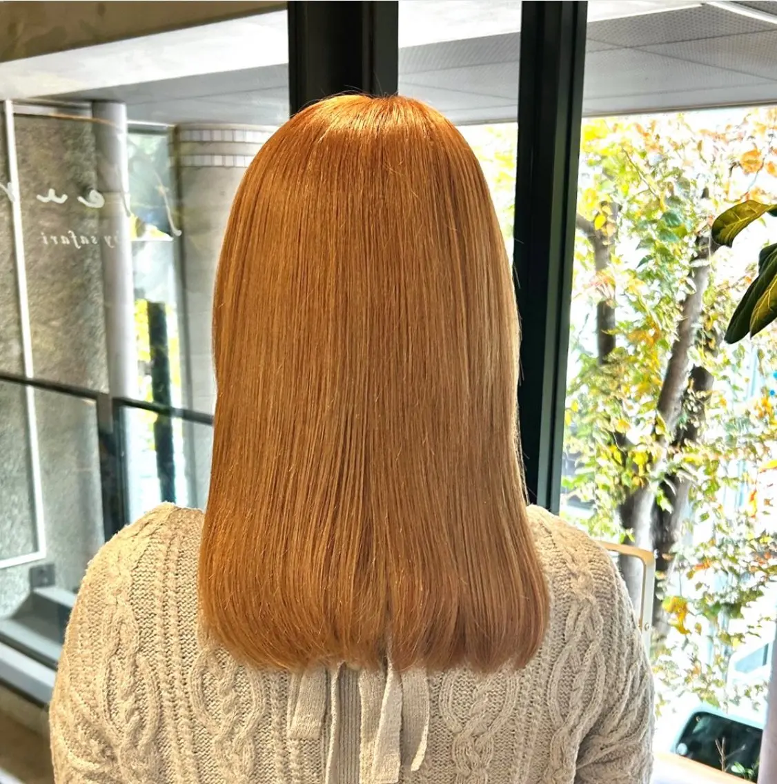 ロング ヘアカラー トリートメント hikari/大名 /暖色カラーのヘアスタイル