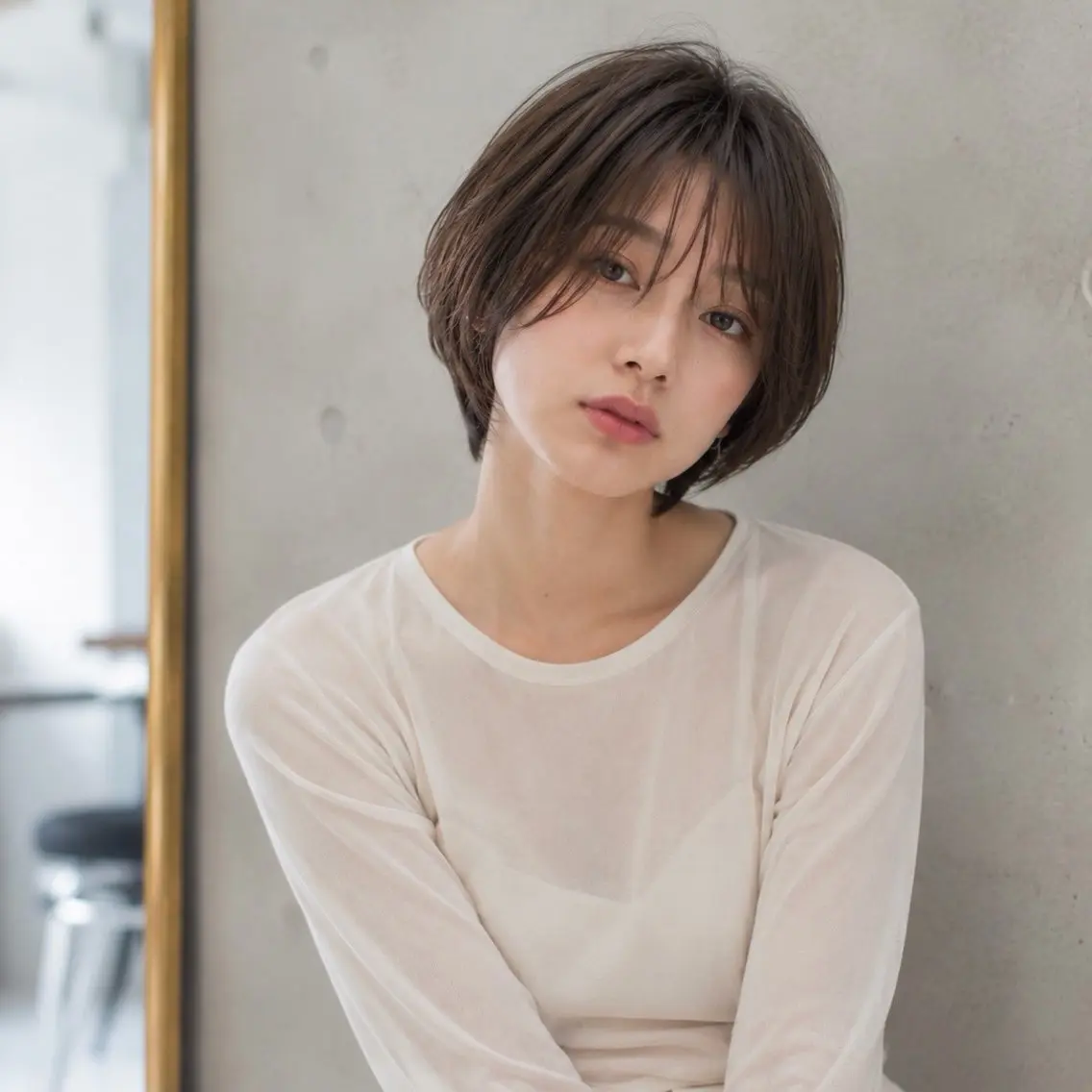 ショート カット ヘアカラー 艶カラー/髪質改善 白髪ボカシ近藤大二郎のヘアスタイル