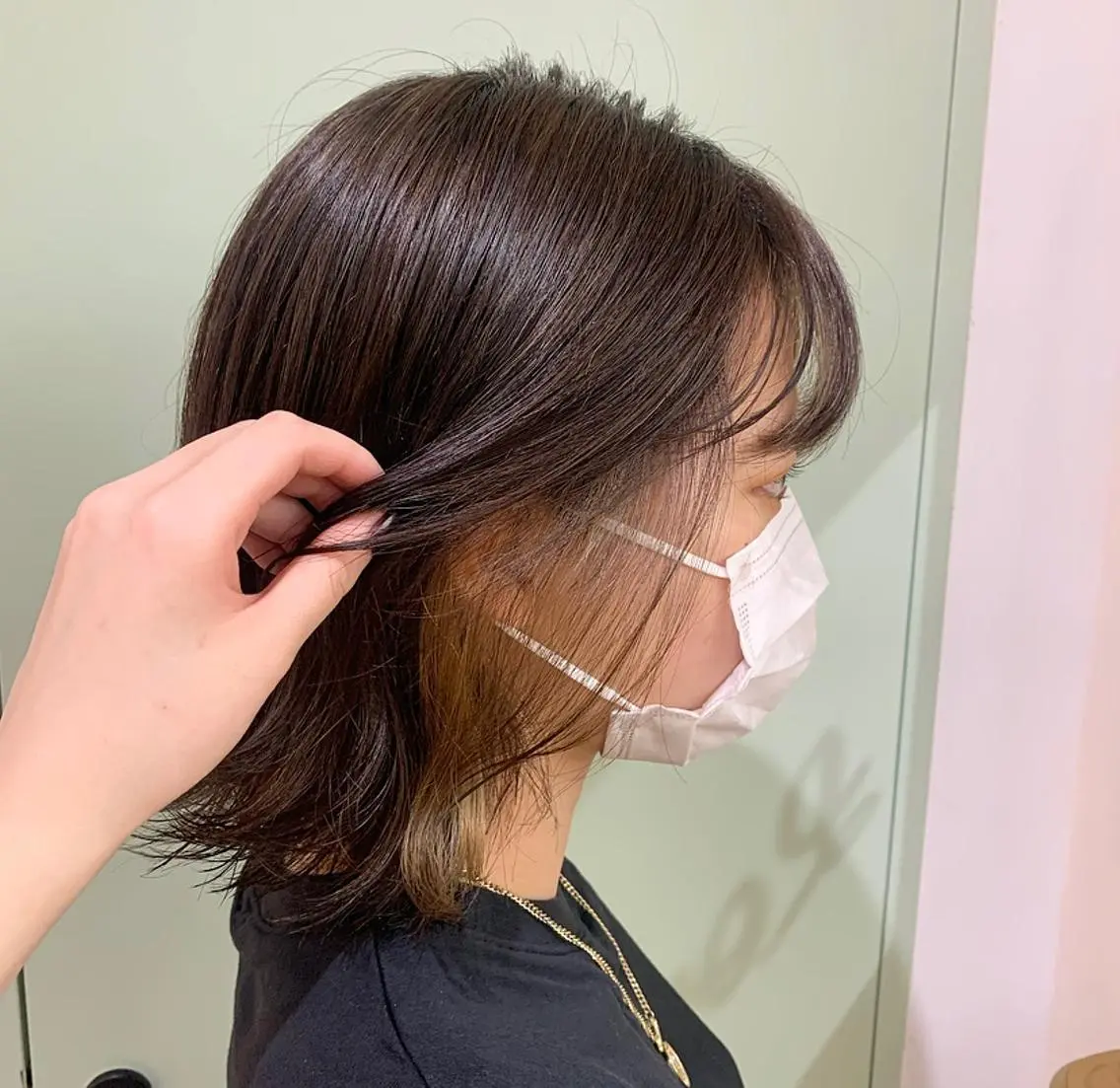 ショート カット ヘアカラー トリートメント 小顔カット/韓国 カラー🌙shikiのヘアスタイル