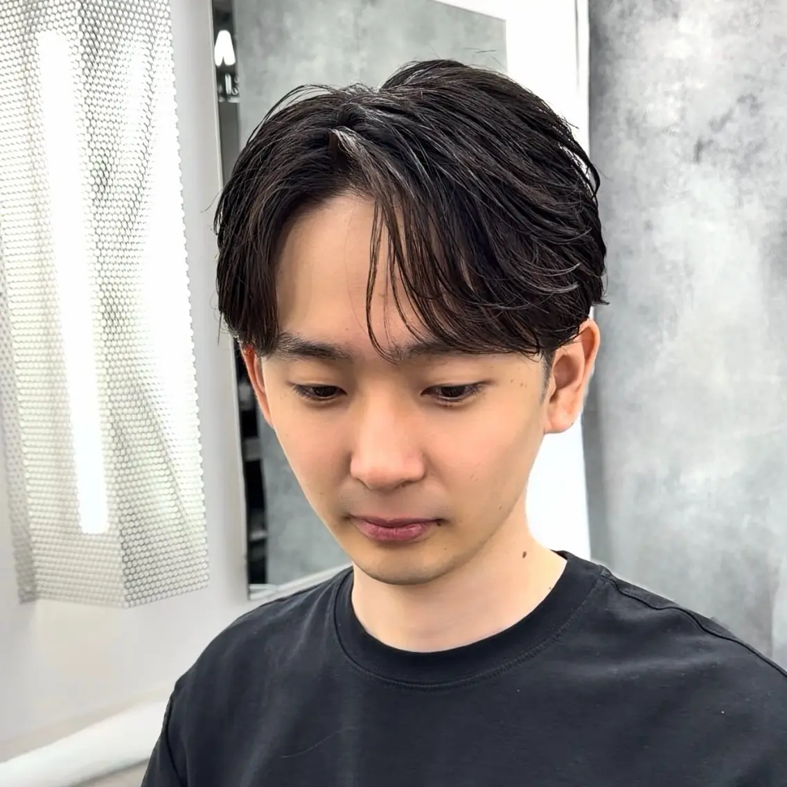 パーマ メンズ カット パーマ 🤍モテ/メンズ KEISHO🩶のヘアスタイル