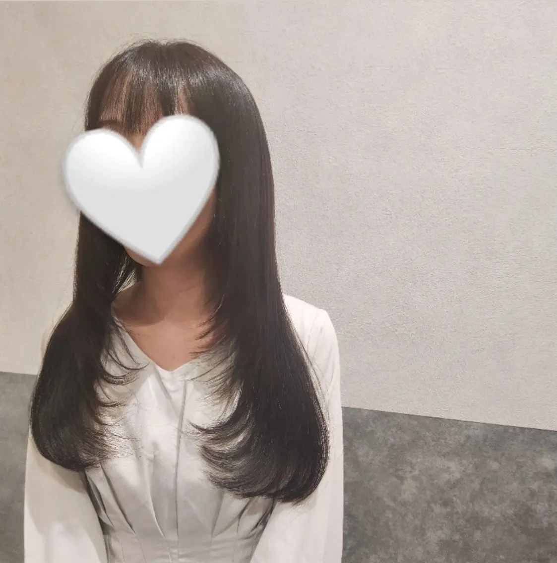 ロング カラー レイヤーカット トリートメント シールエクステ🎀 ホシノ🕒ユウカのヘアスタイル