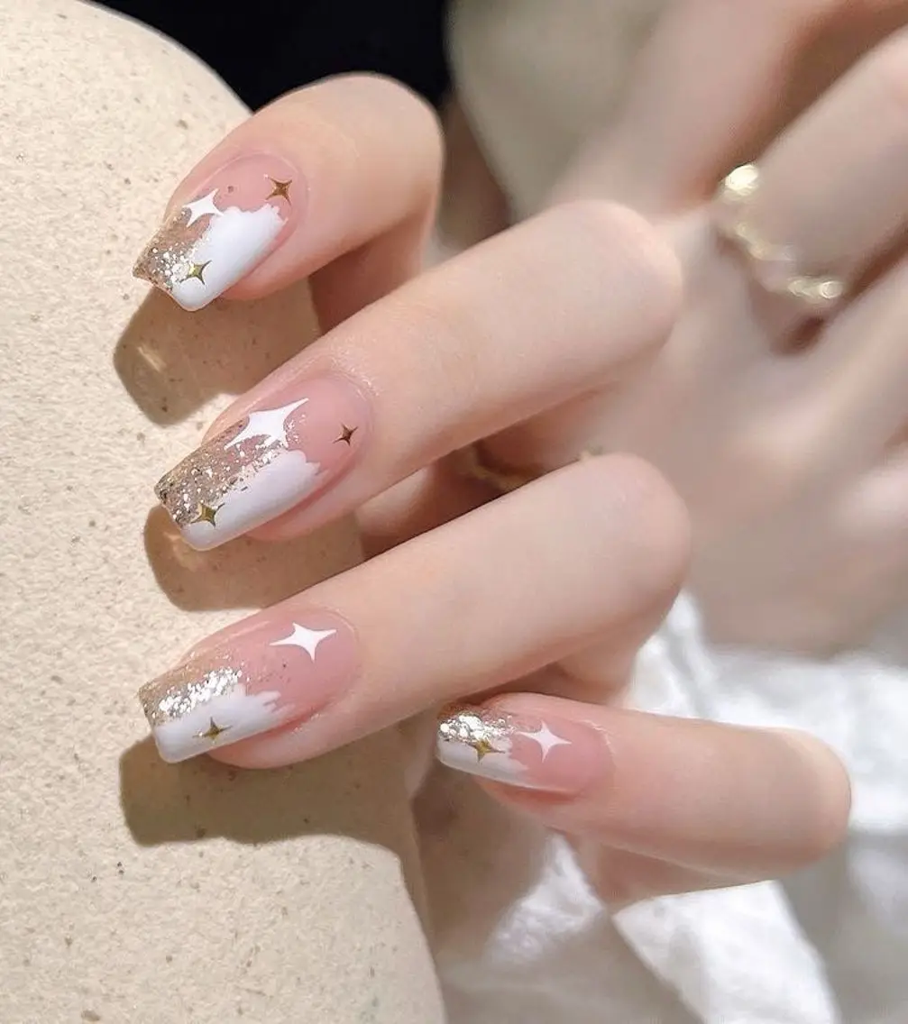 ネイル 長さ出し フレンチネイル グラデーション 卒業式 マグネットネイル ハンドネイル ハンドケア MIHANA NAILのネイルデザイン