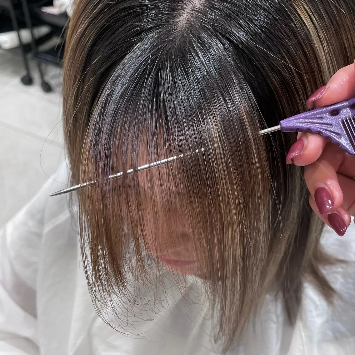 ミディアム パーマ ヘアアレンジ トリートメント パク・ボミン小野リエ 韓国ハーフ🦊のその他イメージ