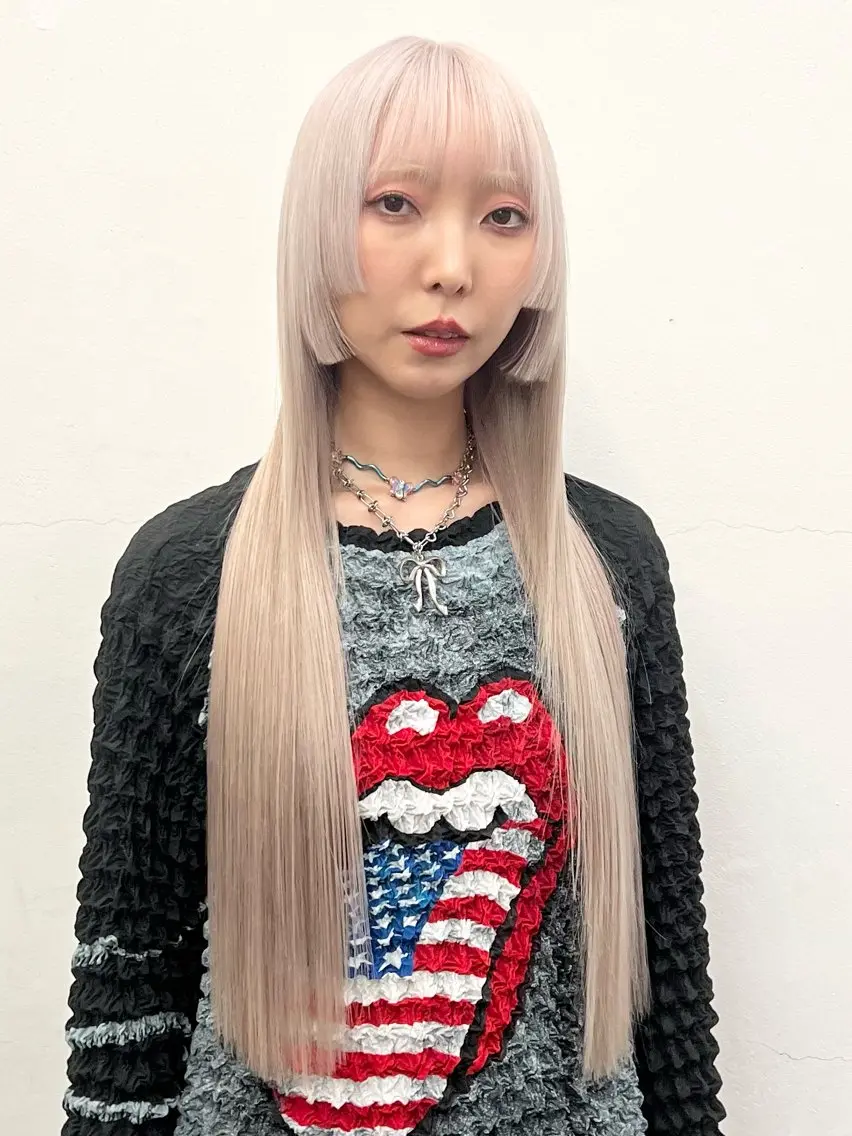 ロング カラー ヘアカラー トリートメント HARU//原宿🤍 リピート率NO.1のヘアスタイル