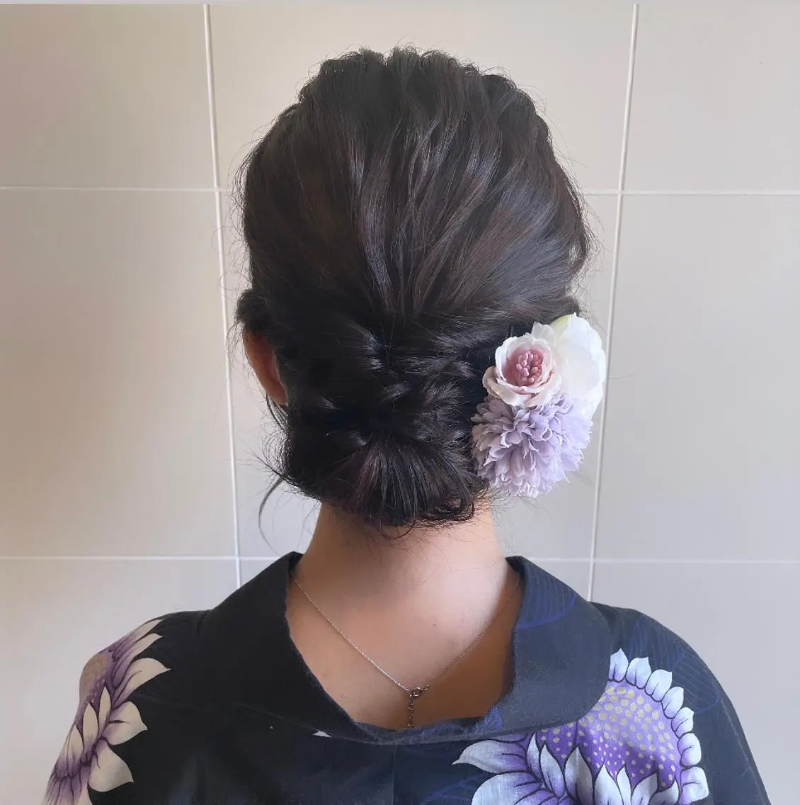 ロング ヘアアレンジ 浴衣 ヘアセット T Ayaのヘアスタイル