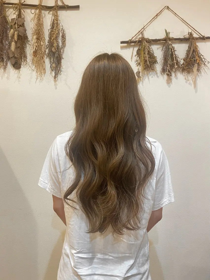 カラー アッシュ 透明感カラー ヘアカラー 峠本 蓮のヘアスタイル