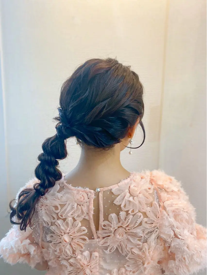 ヘアアレンジ ヘアセット hair make もりした ゆうのヘアスタイル