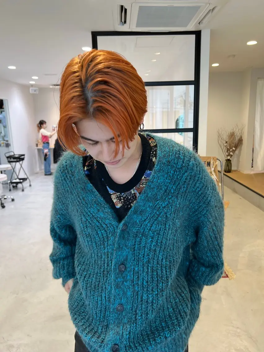 カラー メンズ 重松 丈博のヘアスタイル