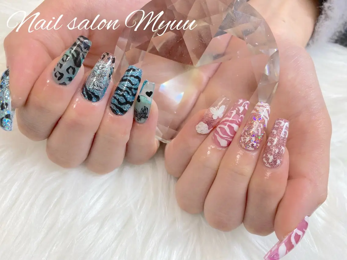 ネイル 持ち込み スカルプネイル ネイルチップ ハンドネイル Nailsalon Myuu笠原のネイルデザイン