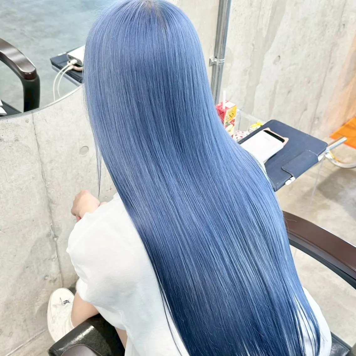 ロング カラー ブリーチ ヘアカラー トリートメント ✨ブリーチカラー× 艶髪SUZU🛼🫧のヘアスタイル
