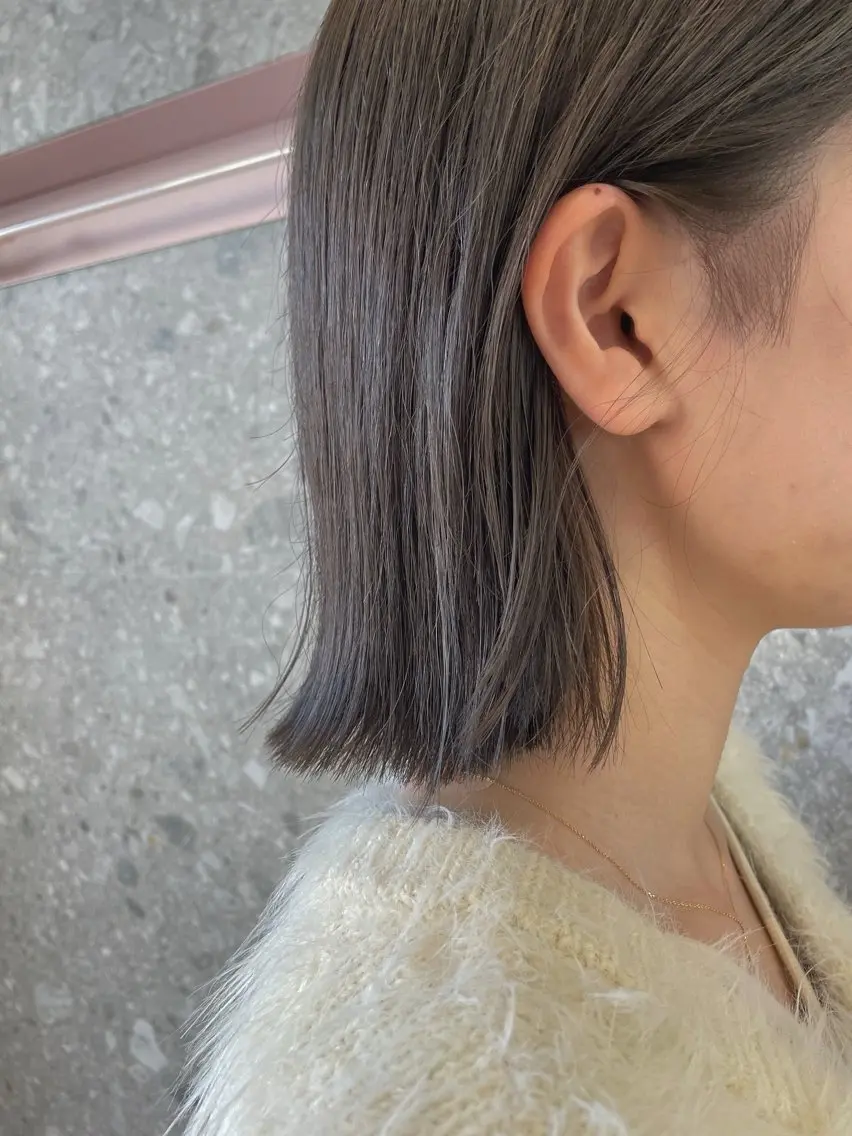 ショート カラー カット ヘアカラー トリートメント 山下 千明のヘアスタイル