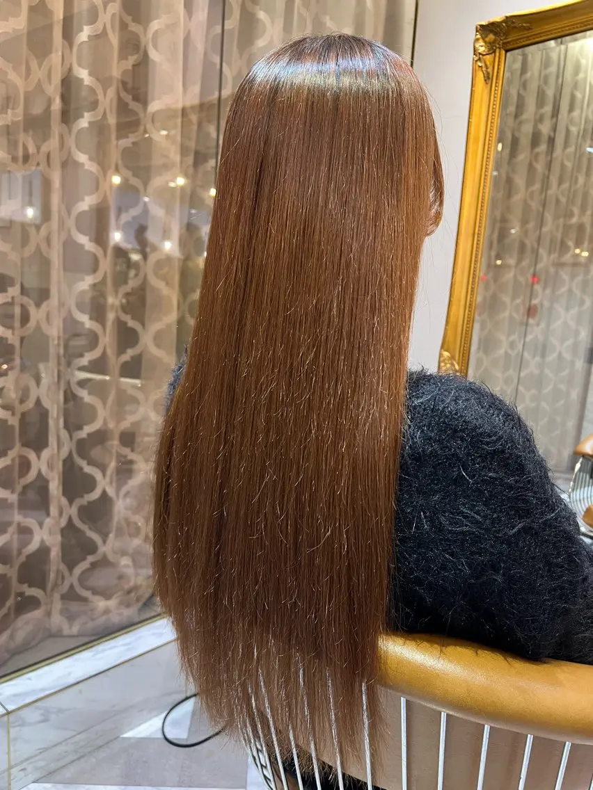 ロング カット 縮毛矯正 🤍レイヤー/ 縮毛矯正🖤菊池瑛士のヘアスタイル