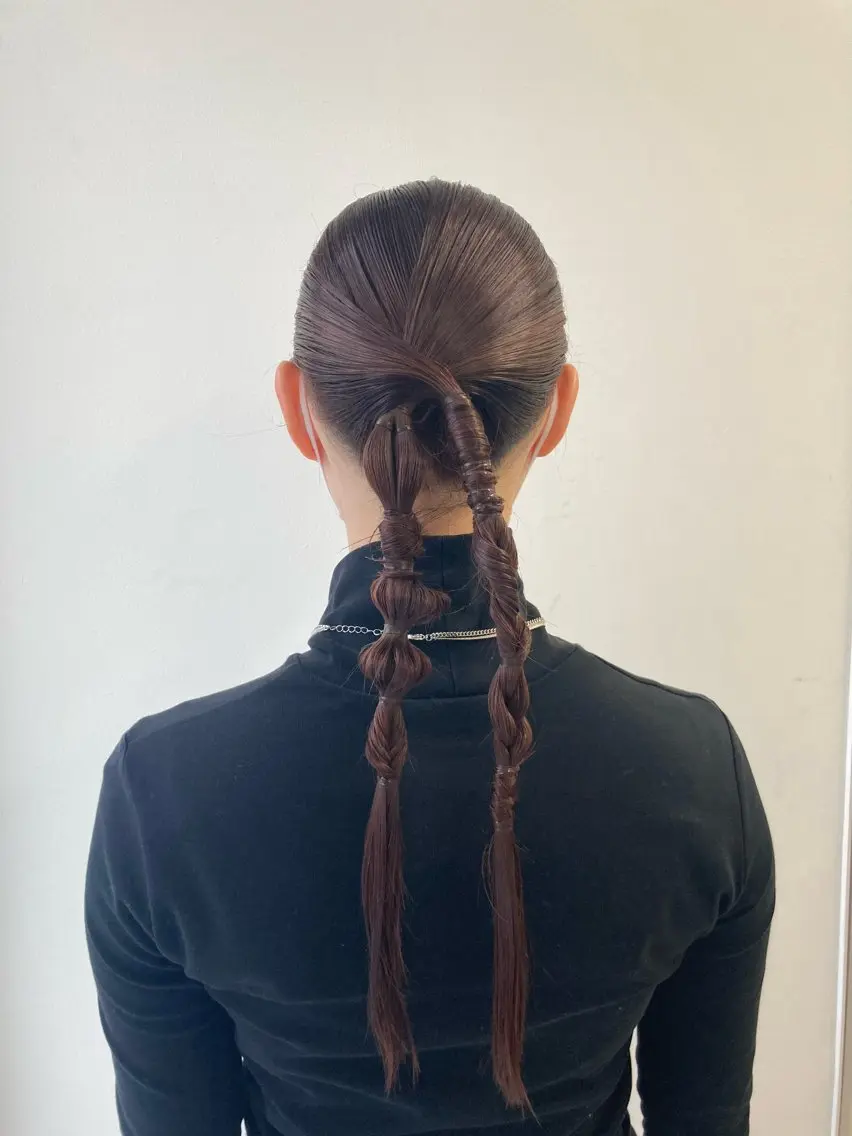 ロング ヘアアレンジ レイヤー MINX伊藤なず菜のヘアスタイル