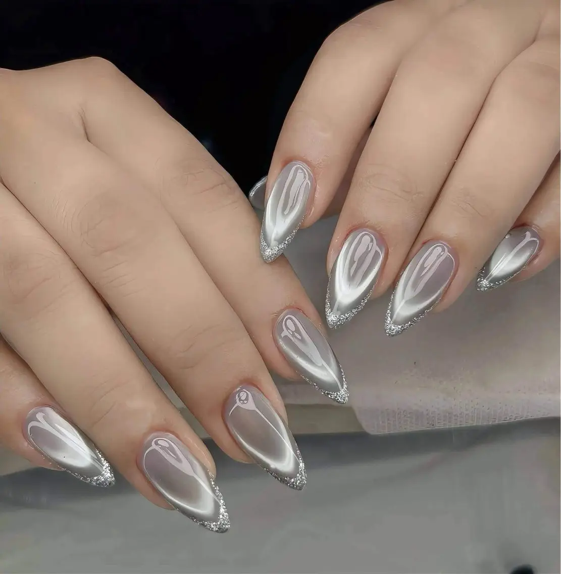 ネイル 長さ出し ジェルネイル 韓国ネイル ワンホンネイル MONE PINK  NAILのネイルデザイン
