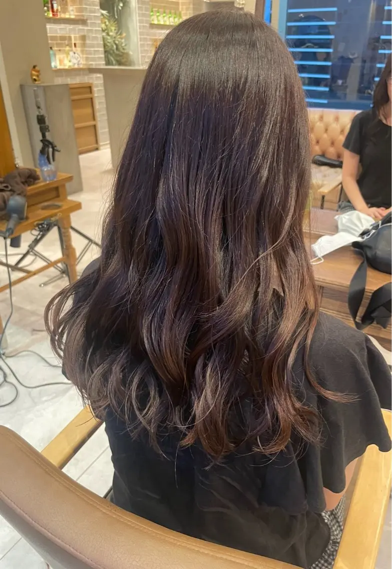 ロング カット ヘアカラー Cloe中目黒店 さなのヘアスタイル