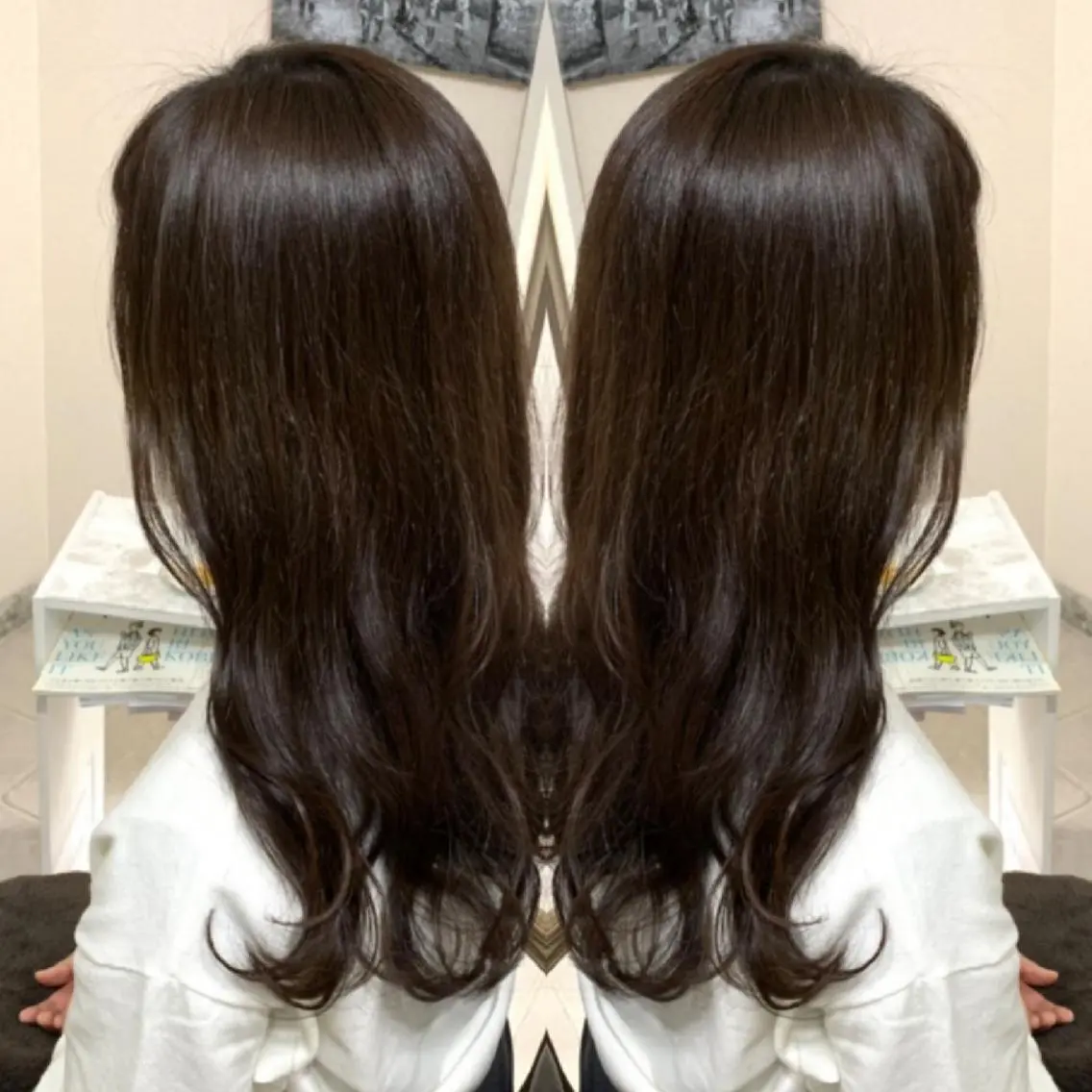 ロング カラー ヘアアレンジ ブラウンカラー See by merの眉毛・アイブロウイメージ