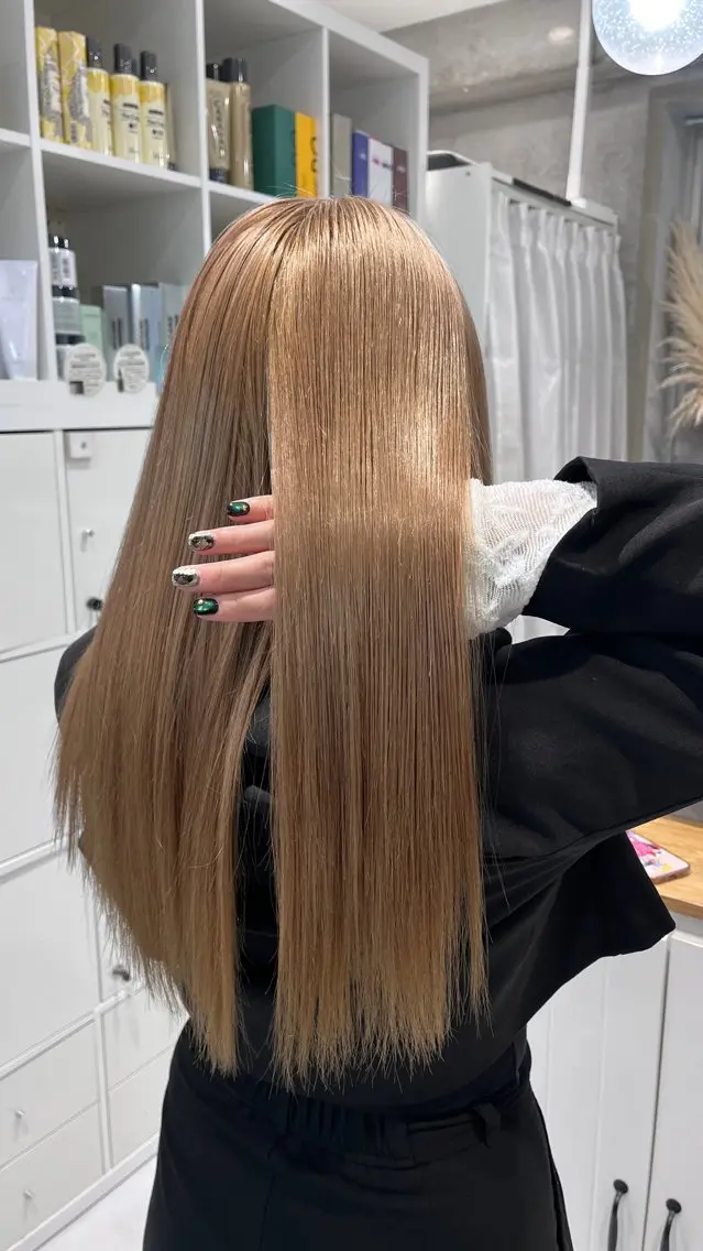 ロング 山崎結菜 髪質改善💎のヘアスタイル