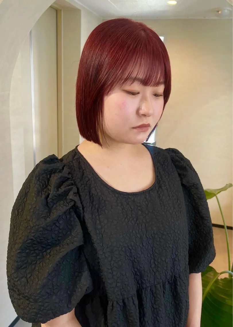 ブリーチダブルカラー + カット✂️の写真