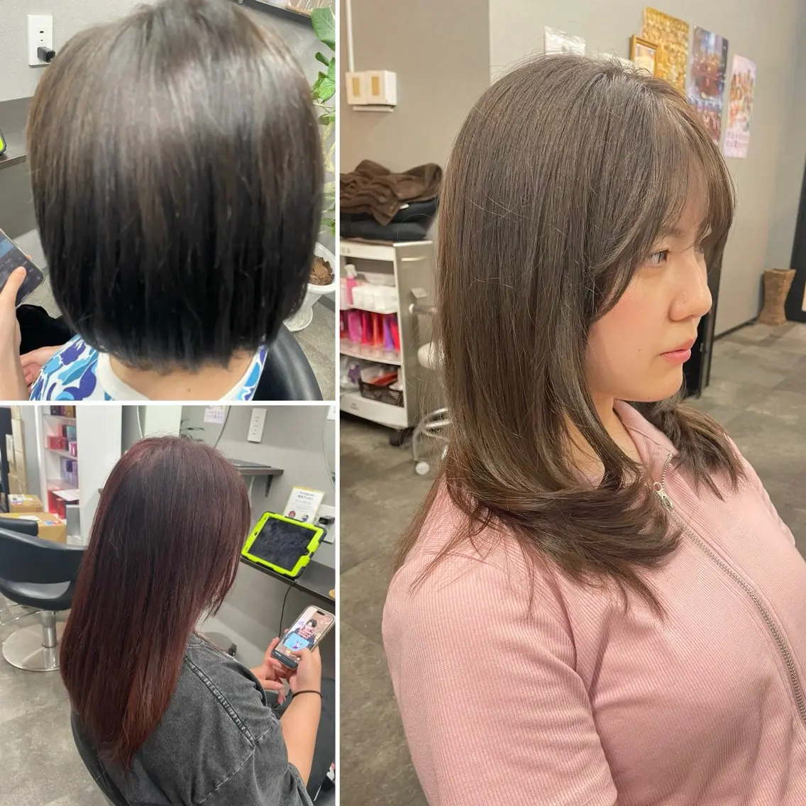 カラー ヘアカラー ヘアセット 🌹ミラクル美容師 🌹くっぽのヘアスタイル