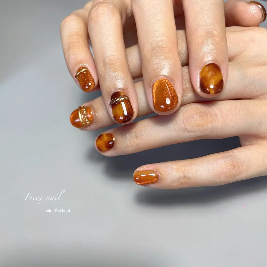 ネイル ハンドネイル ハンドケア freex nail /ニュアンス/個性派のネイルデザイン