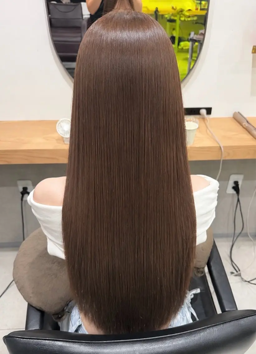 ロング カラー ヘアカラー トリートメント 福岡美髪矯正 /Rinonのヘアスタイル