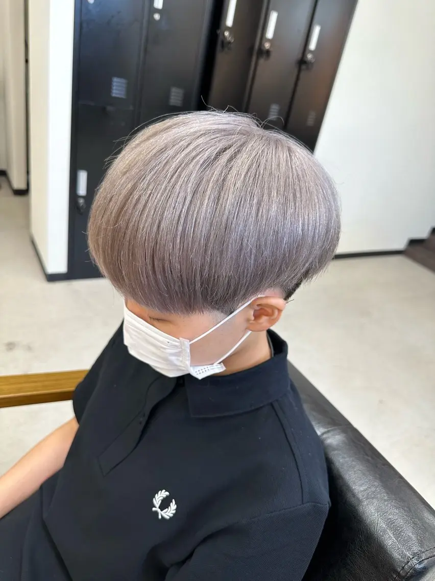 ショート カラー メンズ カット ヘアカラー 𝐑𝐲𝐮𝐤𝐢 【店長】ALEAPのヘアスタイル
