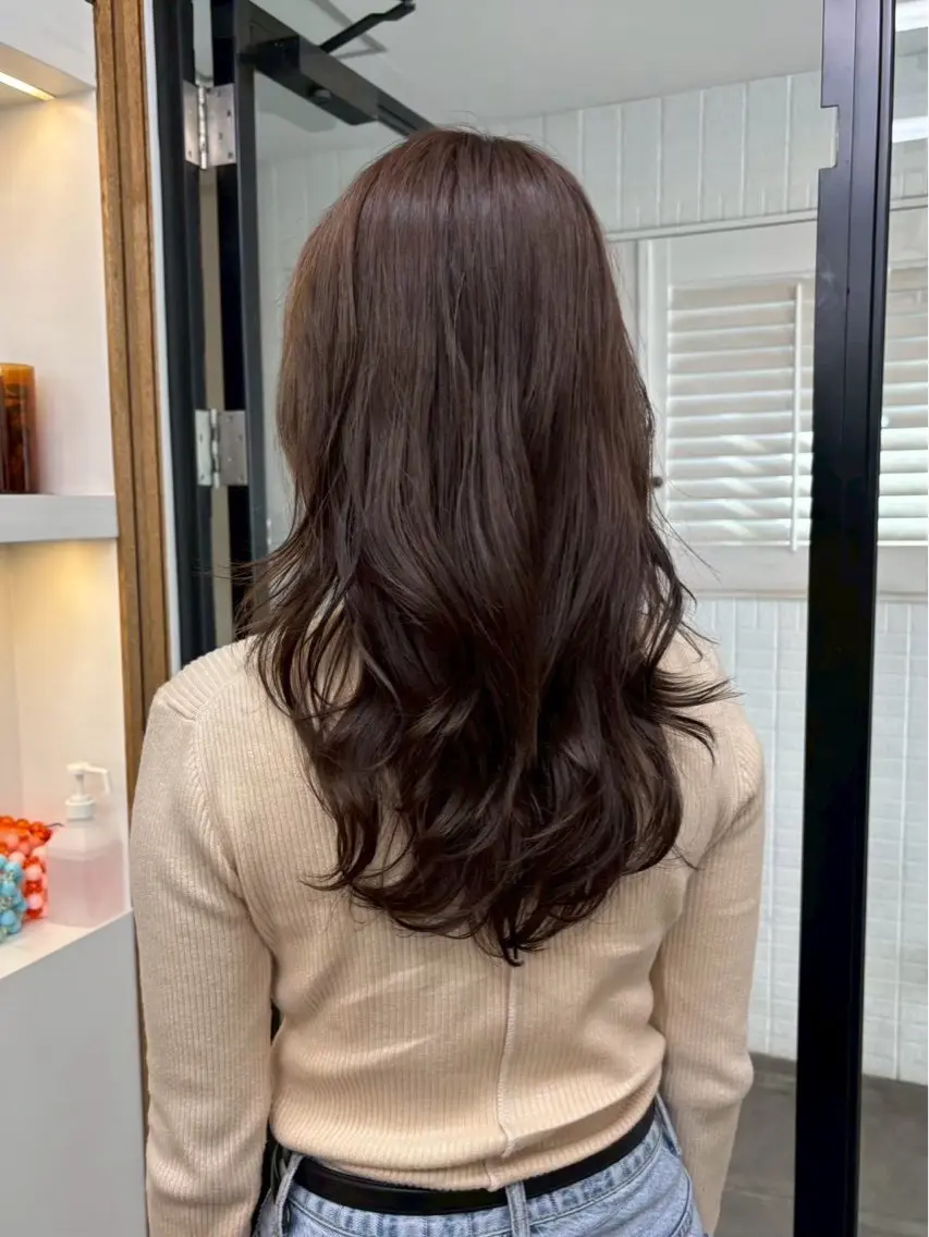 カラー Lmano ⭐️アユミ⭐️のヘアスタイル