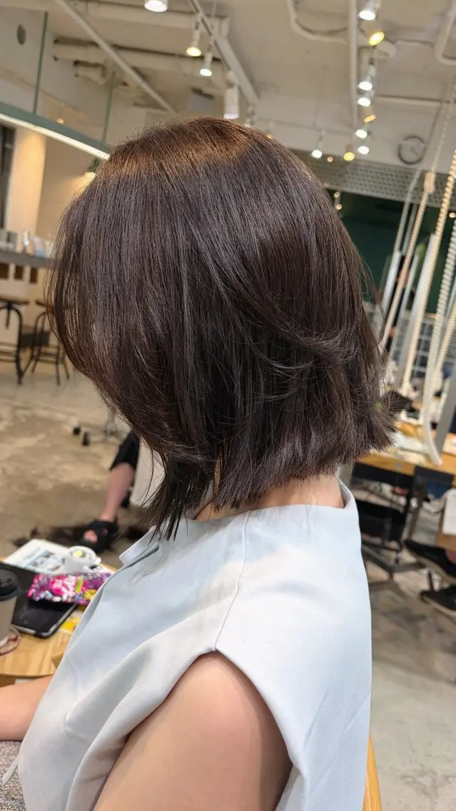 ミディアム ボブレイヤー ボブ レイヤーカット MIHO /directorのヘアスタイル