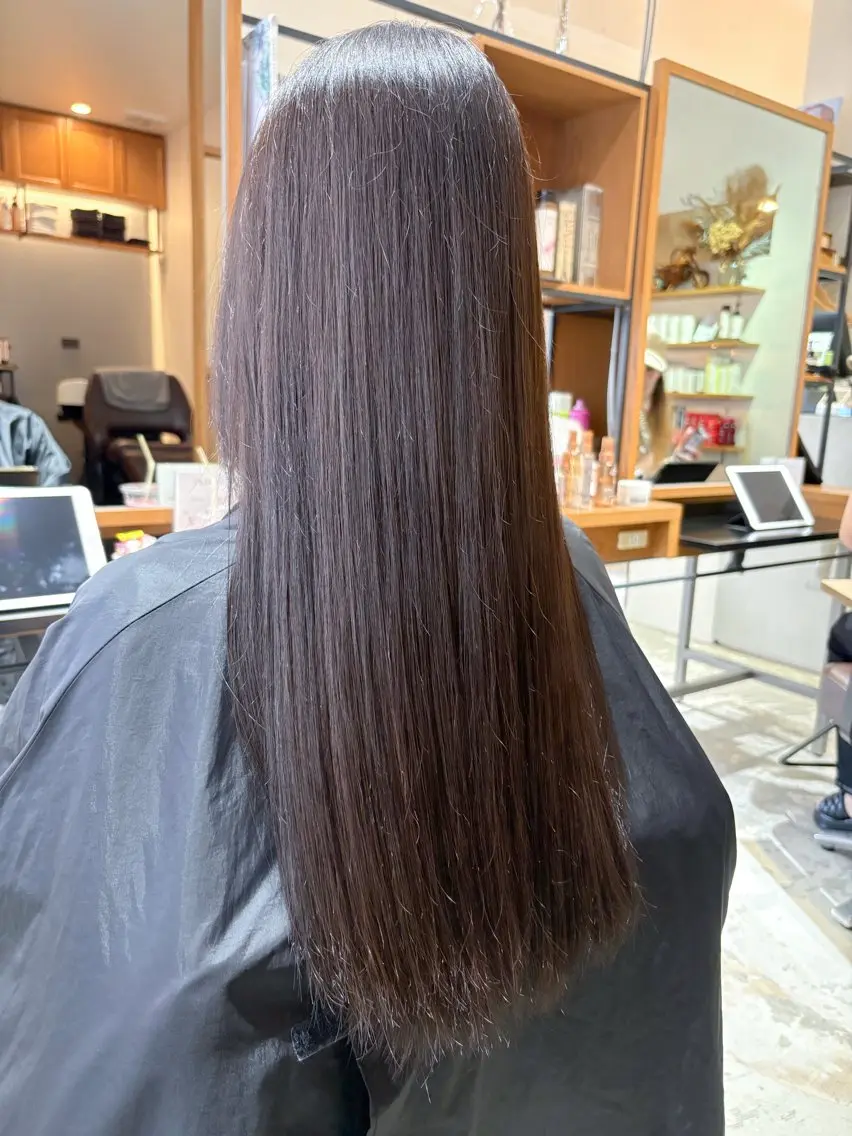 ロング カラー ヘアカラー ナカムラ リノのヘアスタイル