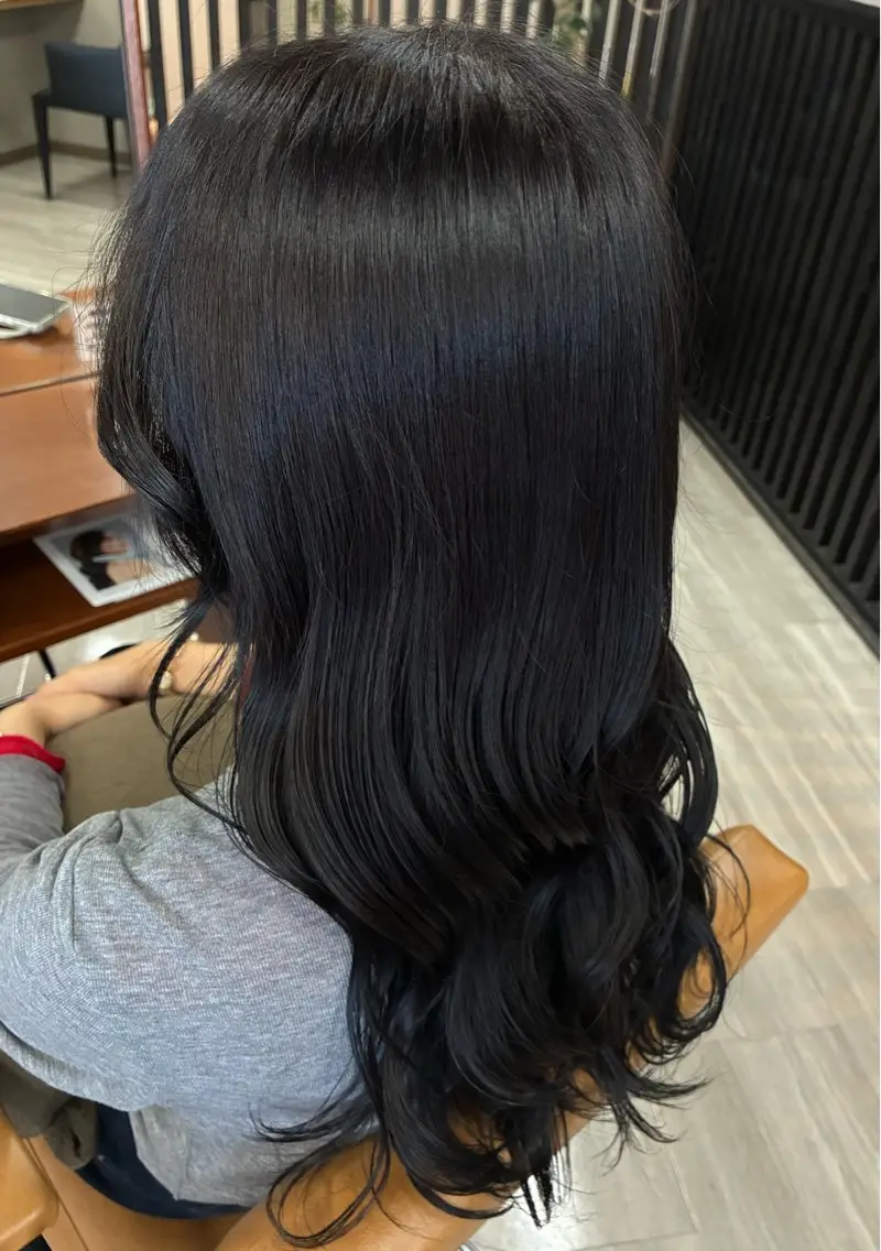 ロング カラー ヘアカラー arika もえのヘアスタイル