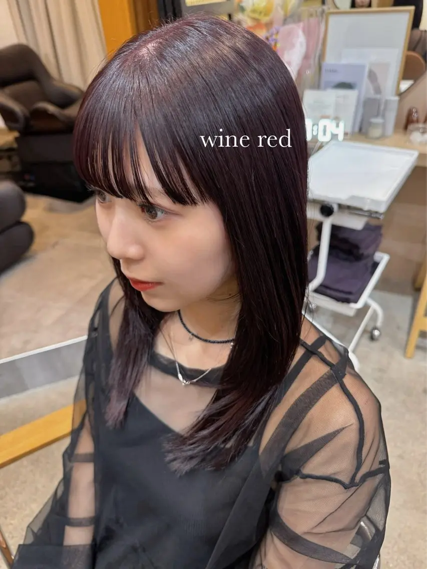 ミディアム カラー 🫧艶カラー/ダブル カラー♡/桜🌸のヘアスタイル