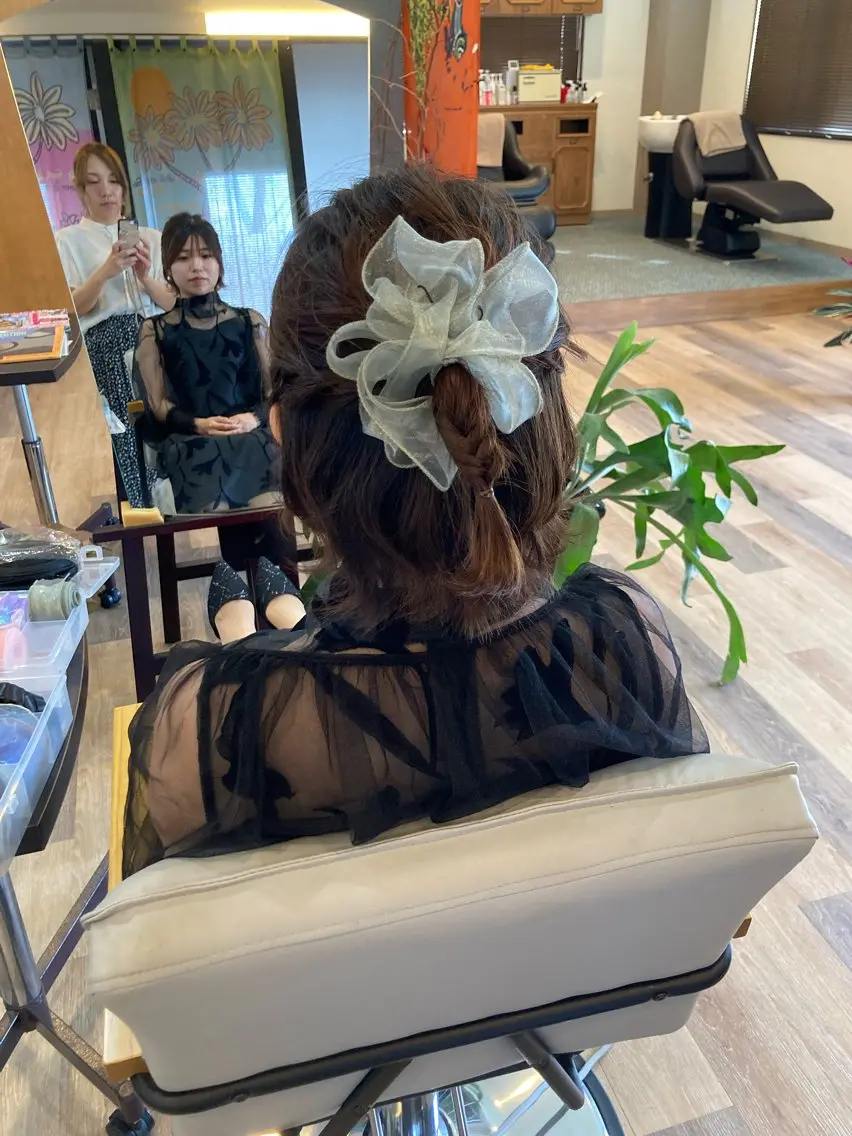 ショート ヘアセット 中野 紹江のマツエク・マツパデザイン
